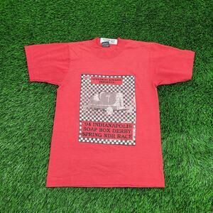 Vintage 1994 Indianapolis Soap Box Derby Shirt XS 16x24 Red
